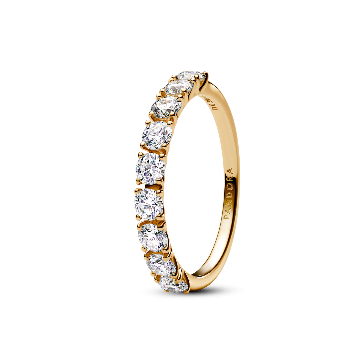 Pandora Era 14k Gold Lab-grown Diamond Half Eternity Band Ring
