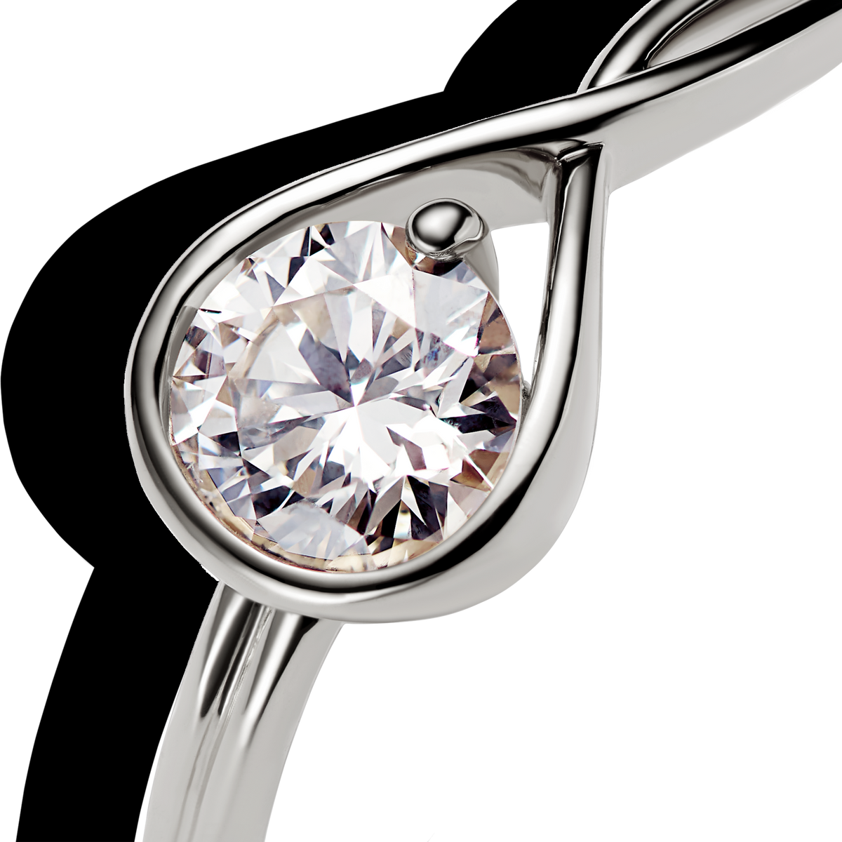 FINAL SALE - Pandora Infinite 14k White Gold Lab-grown Diamond Ring