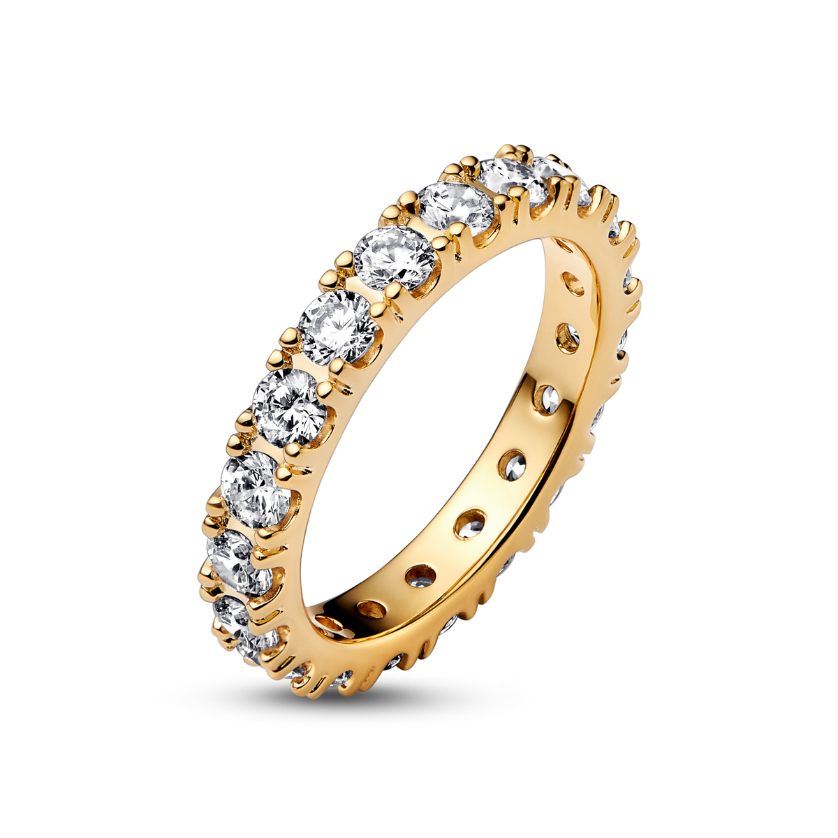 Sparkling Row Eternity Ring