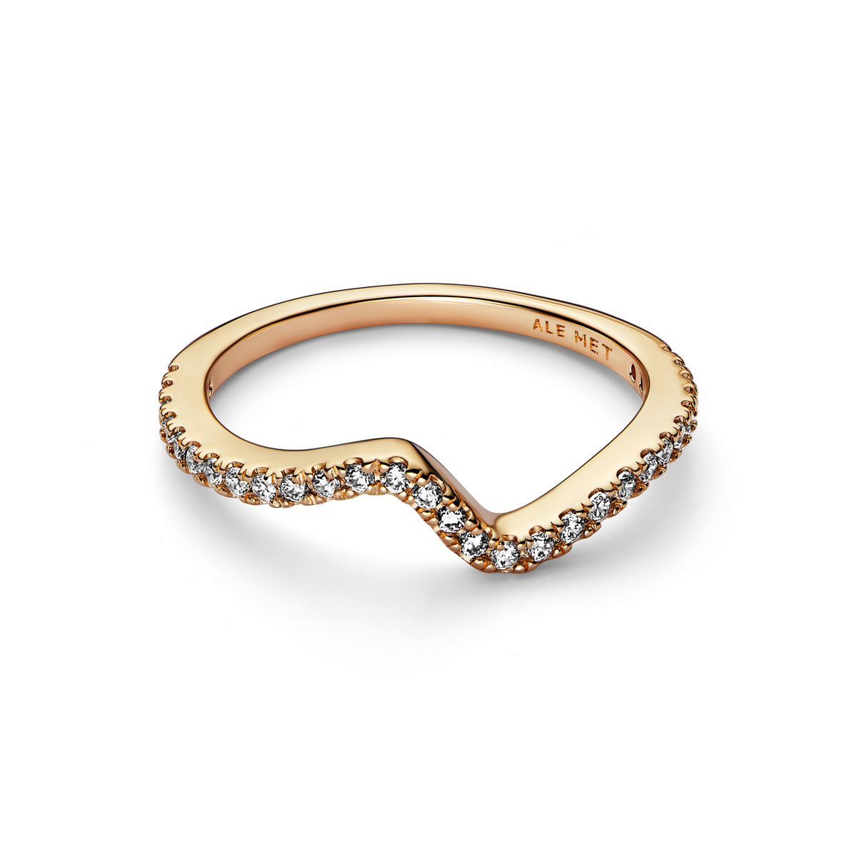 Sparkling Wave Ring