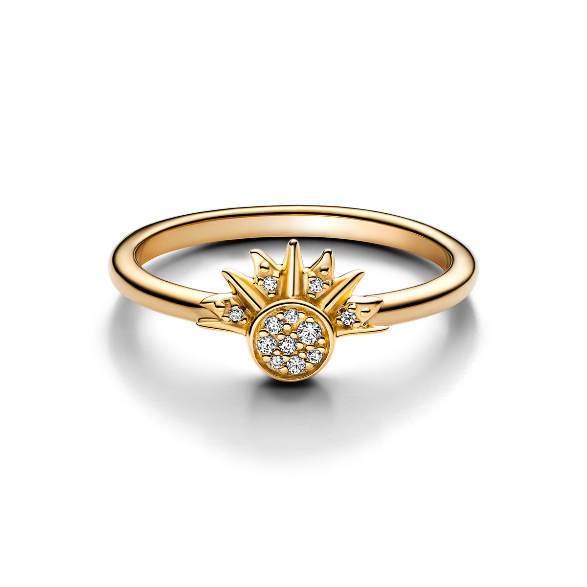 Celestial Sparkling Sun Ring