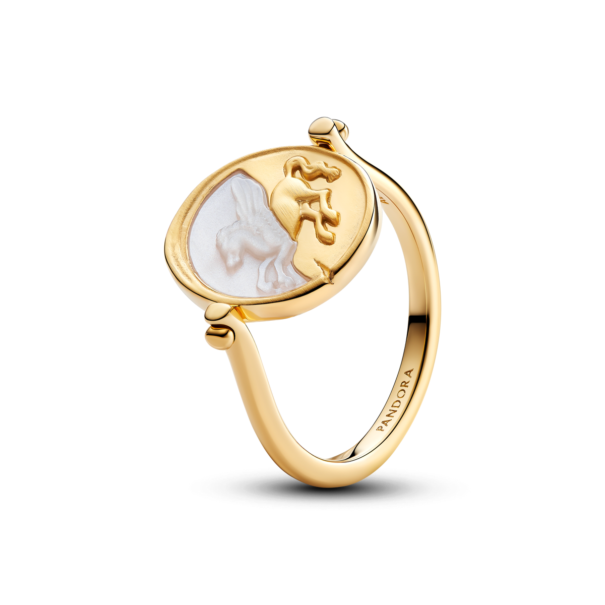Pegasus Reversible Medallion Ring