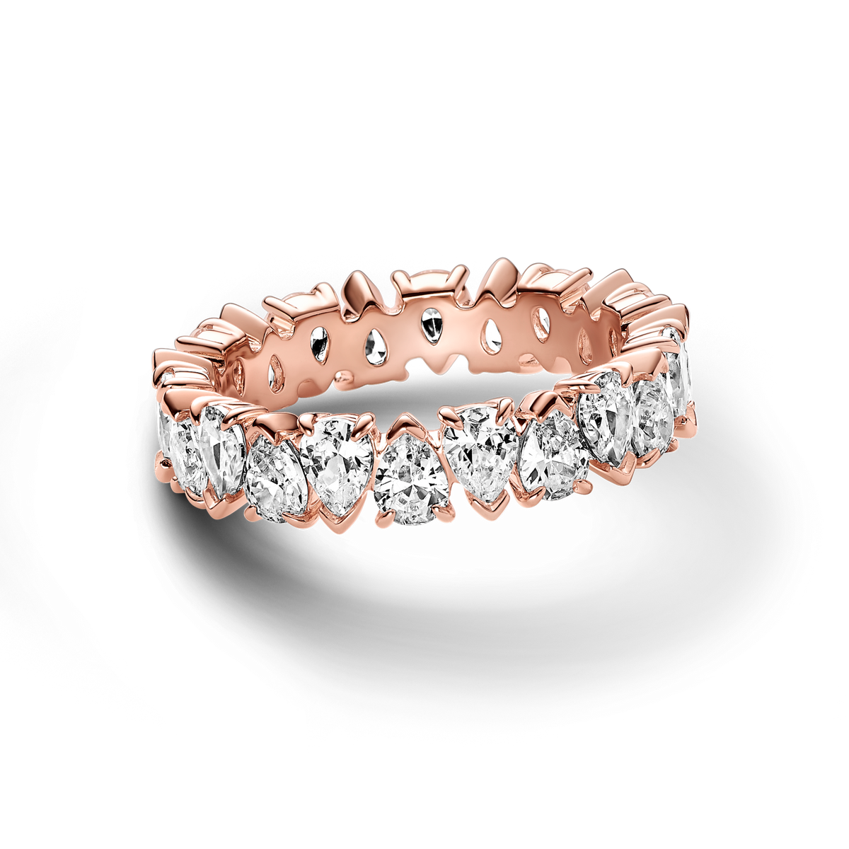 Alternating Sparkling Band Ring
