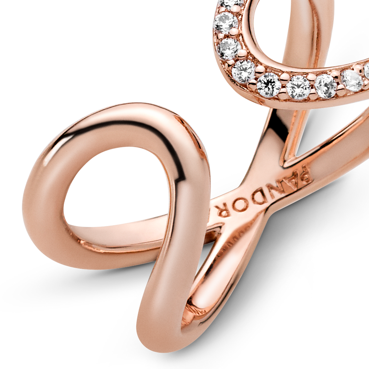 FINAL SALE - Wrapped Open Infinity Ring