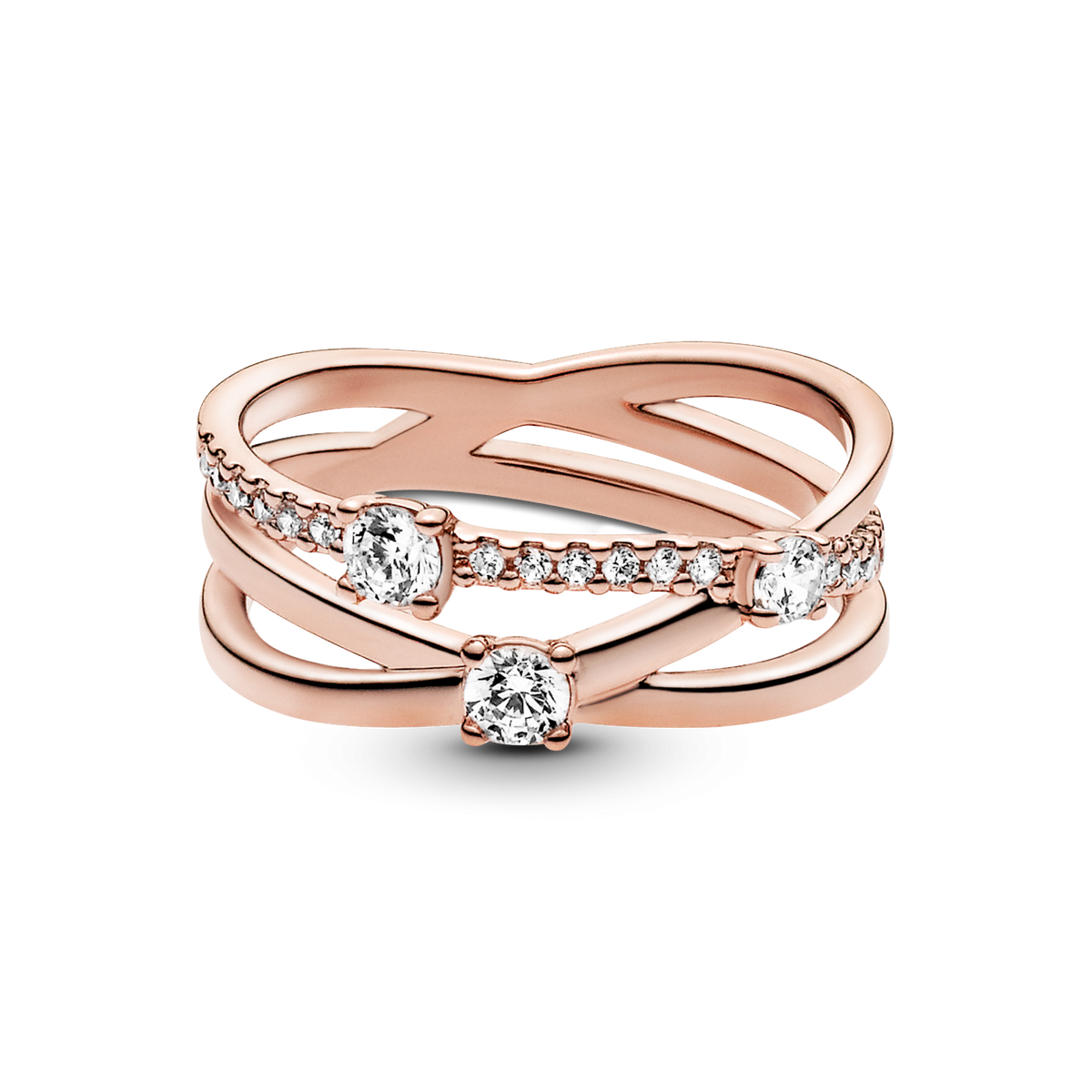 FINAL SALE - Sparkling Triple Band Ring