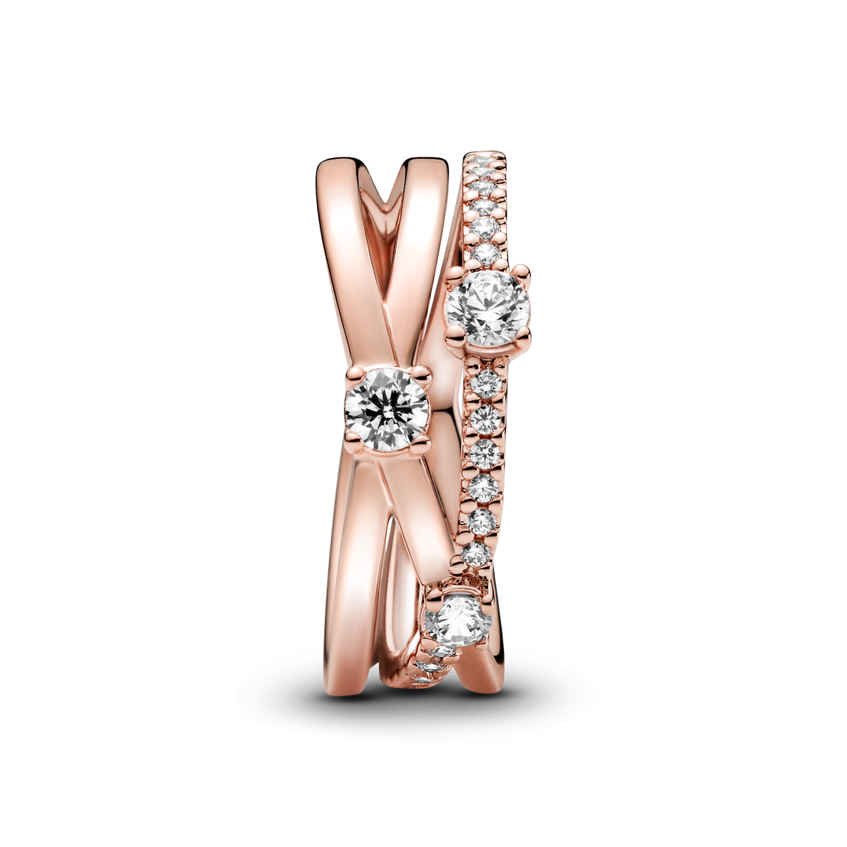 FINAL SALE - Sparkling Triple Band Ring
