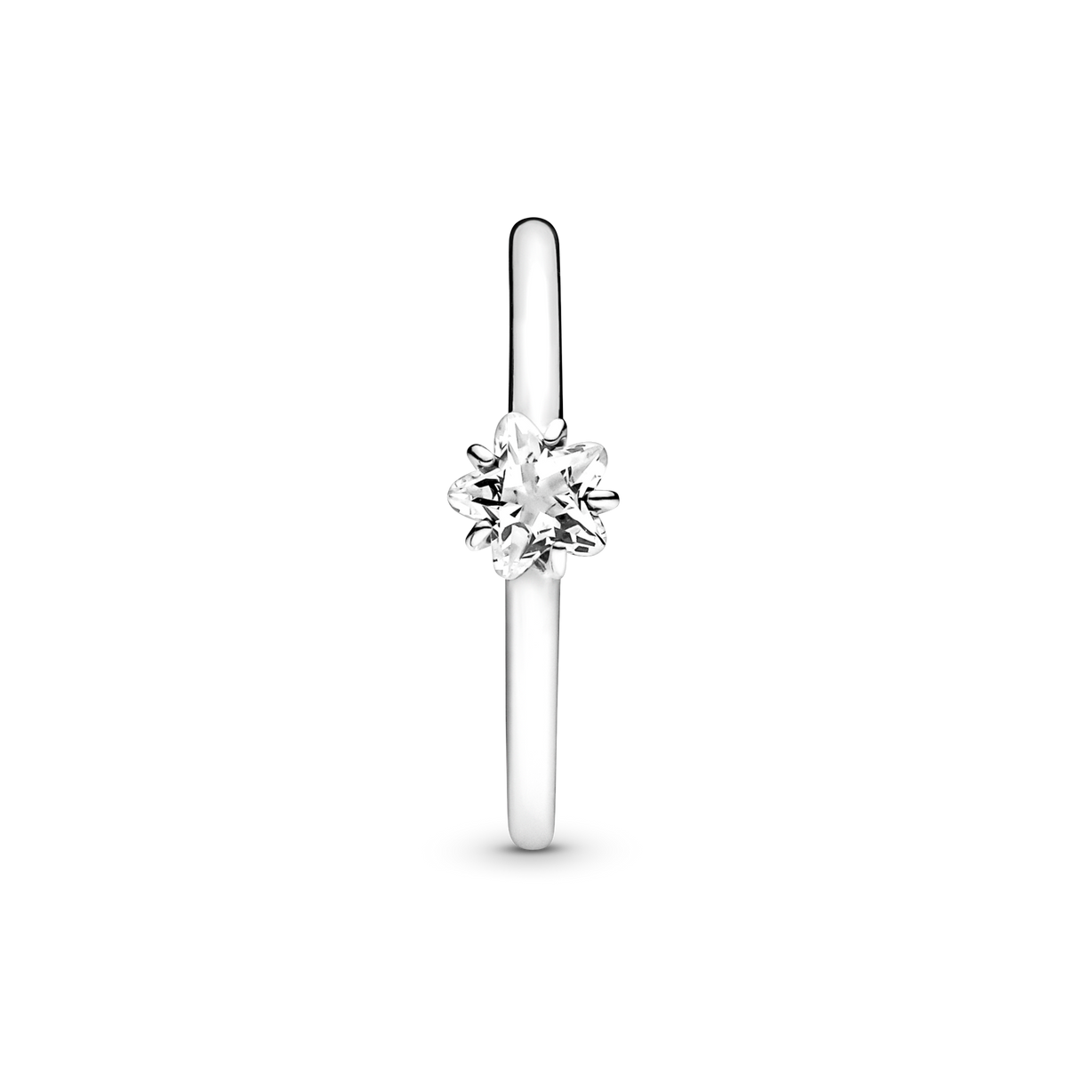 Celestial Sparkling Star Solitaire Ring