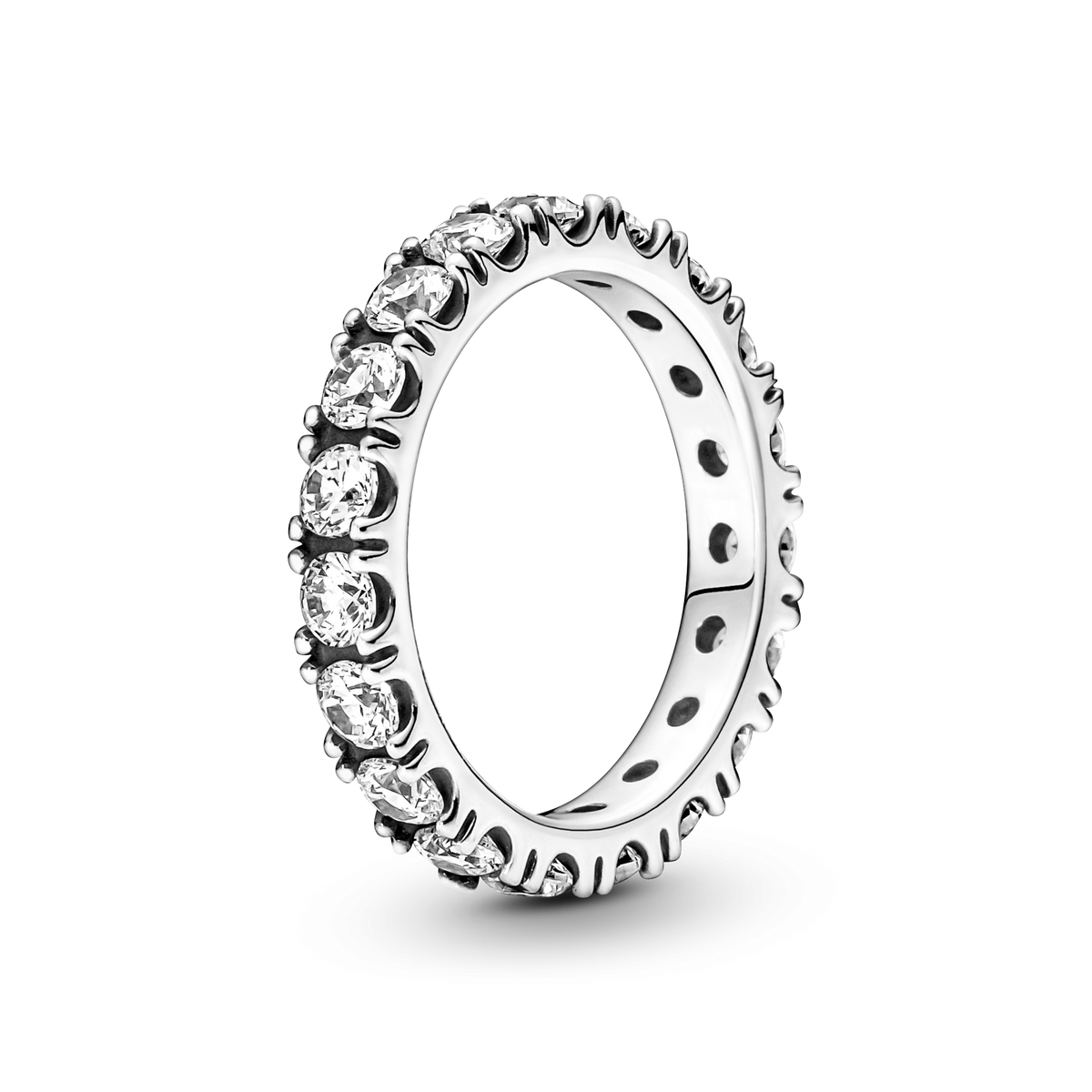 Sparkling Row Eternity Ring Set