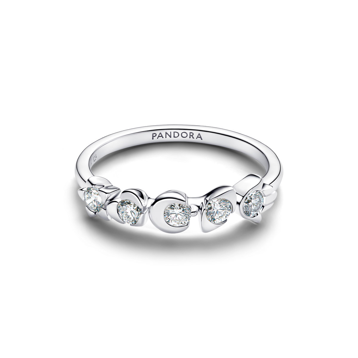 Pandora Talisman Sterling Silver Lab-Grown Diamond Symbols Ring