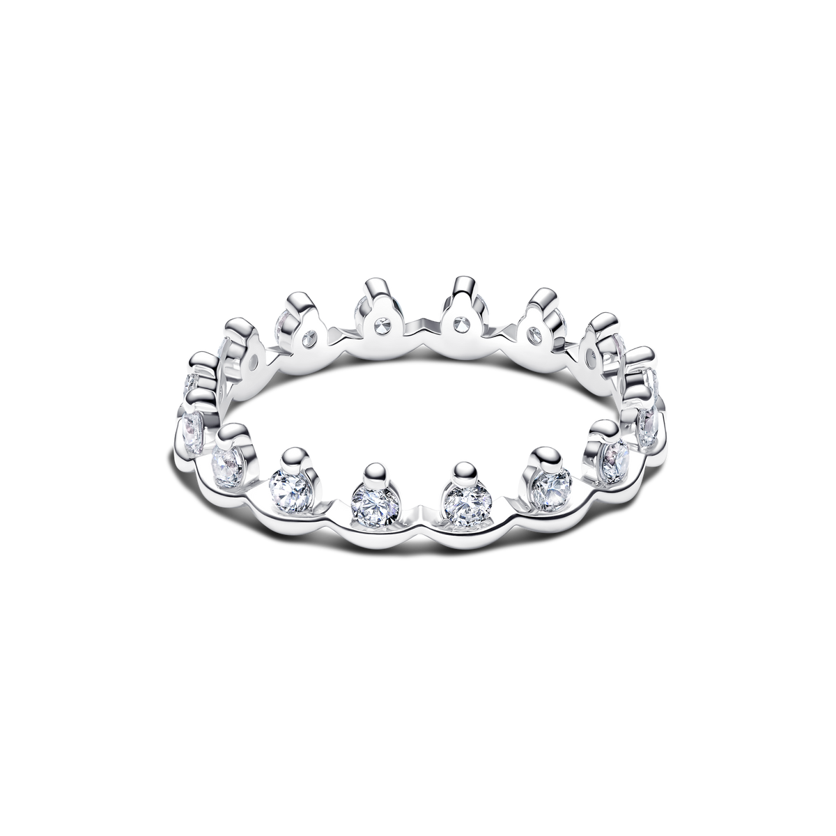 Sparkling Regal Band Ring