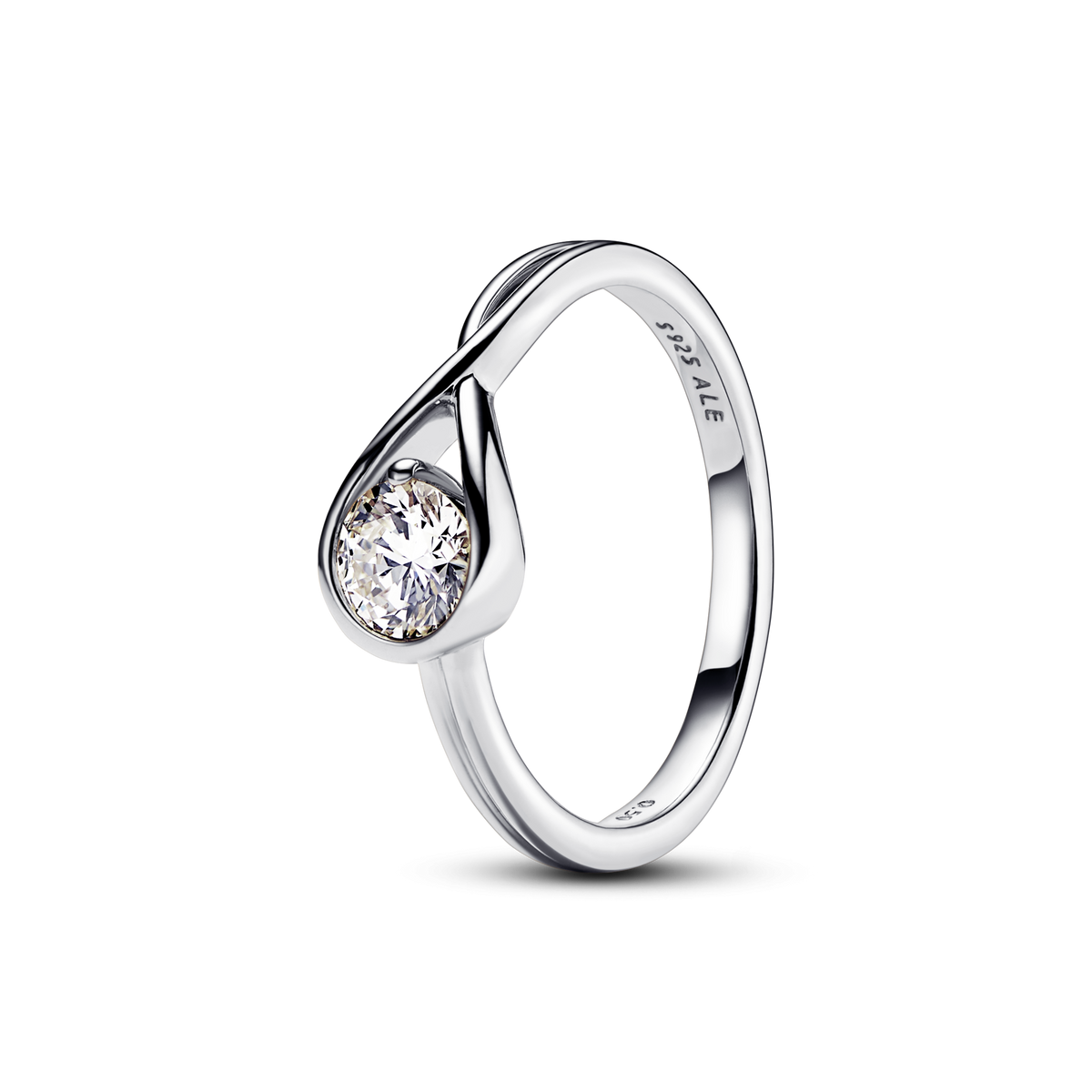 FINAL SALE - Pandora Infinite Sterling Silver Lab-grown Diamond Ring