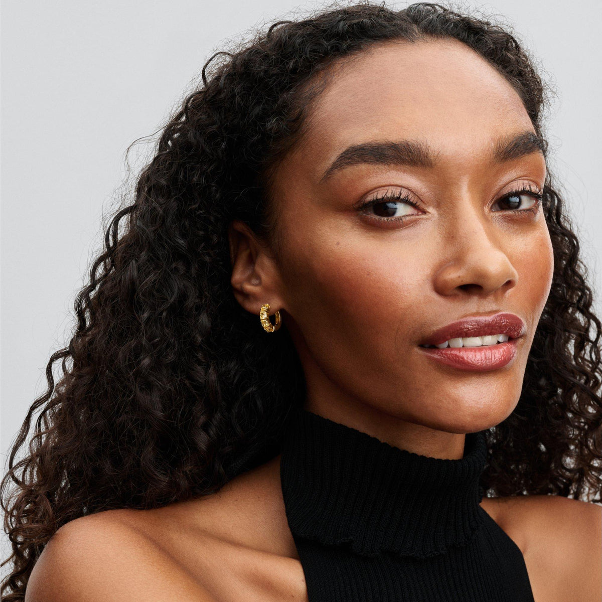 Yellow Hoop Earrings