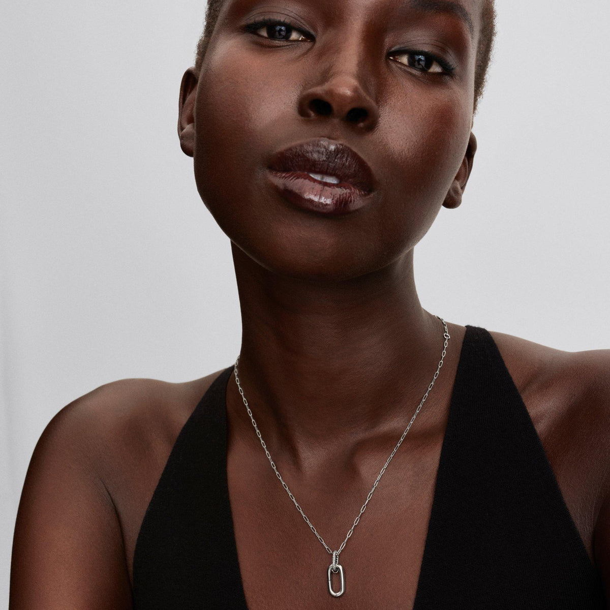 Openable Link Pendant Necklace