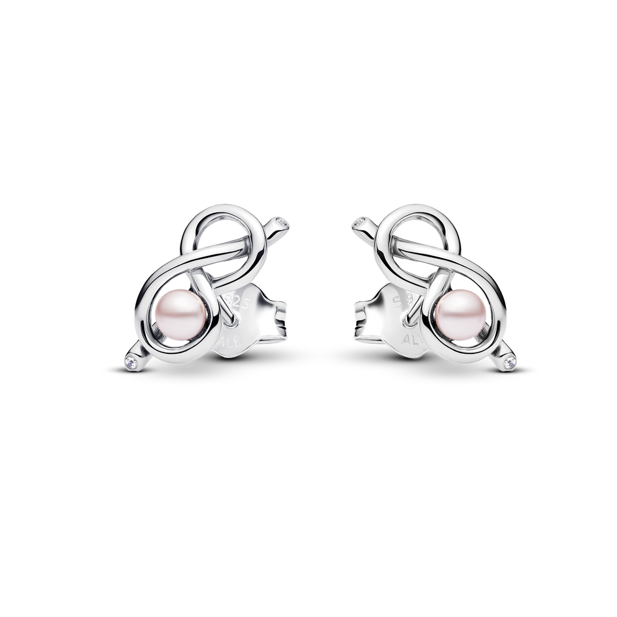 Infinity Knot Stud Earrings
