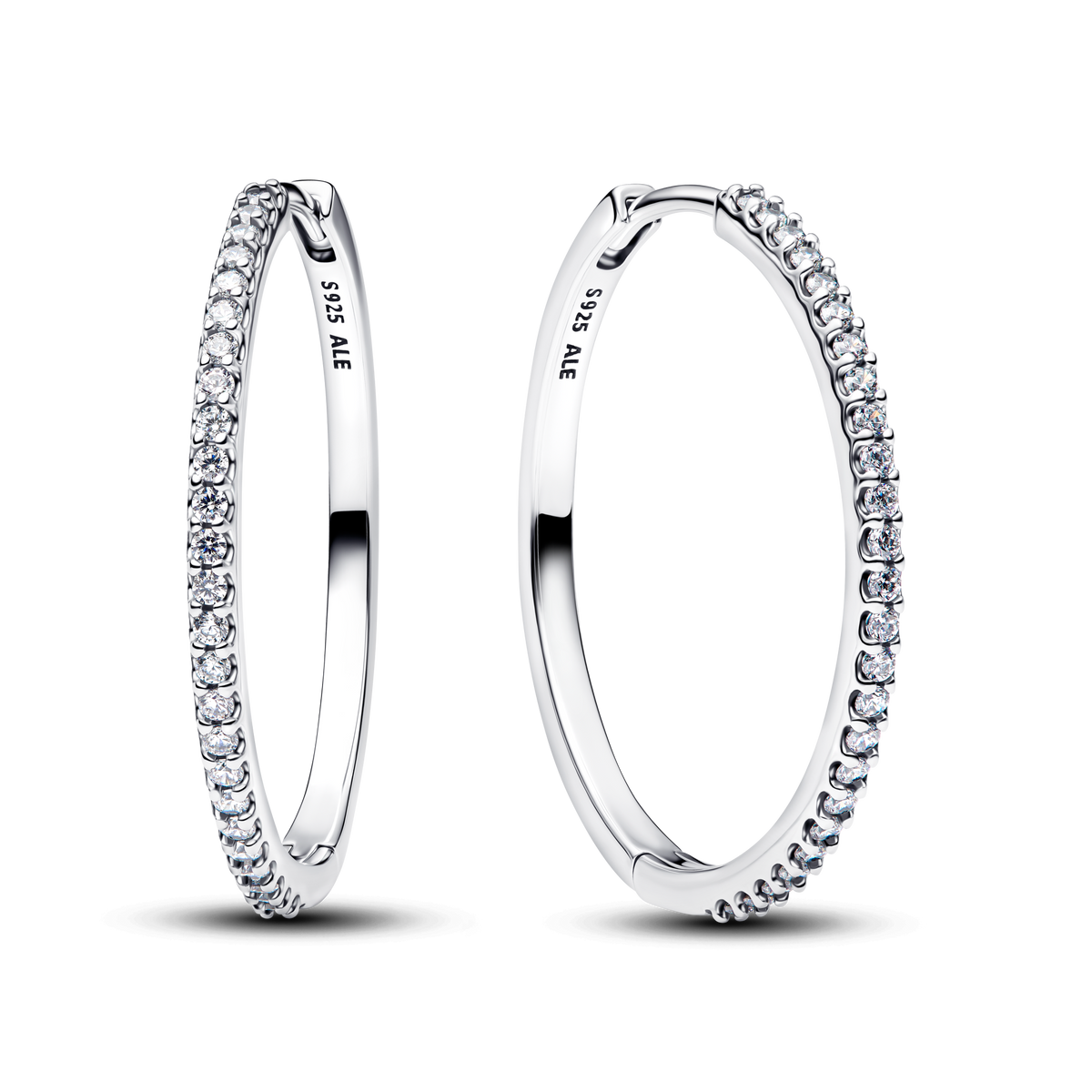 Sparkling Hoop Earrings