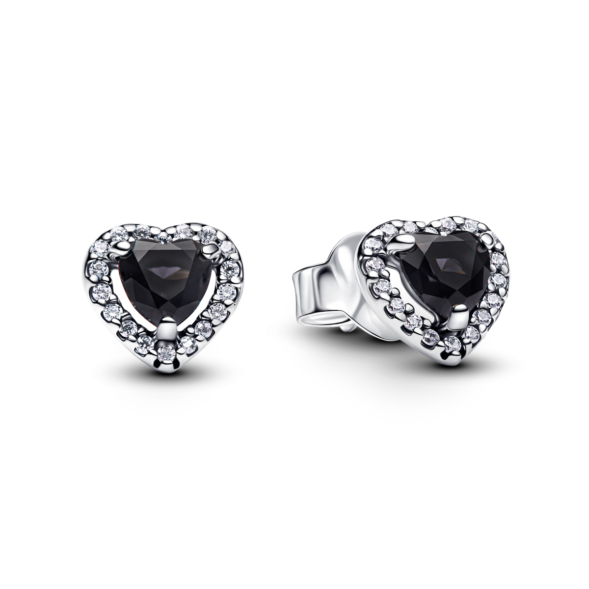 Elevated Heart Stud Earrings