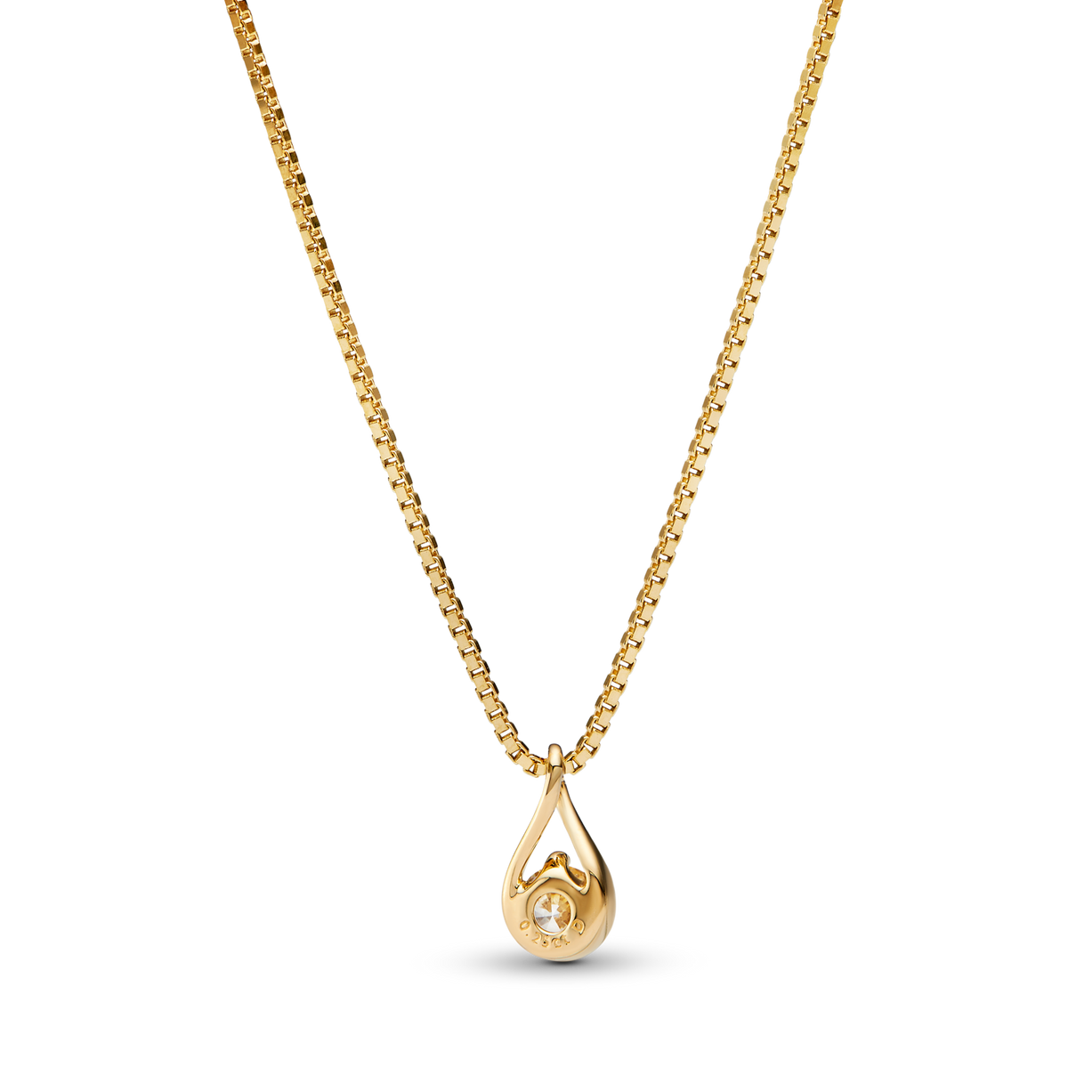 Pandora Infinite 14k Gold Lab-grown Diamond Pendant Necklace