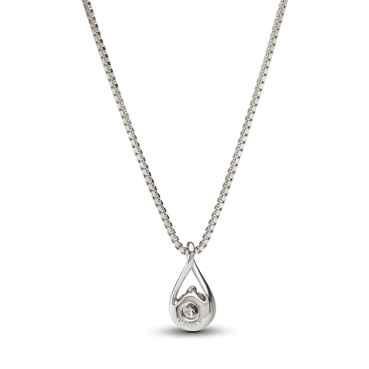 Pandora Infinite 14k White Gold Lab-grown Diamond Pendant Necklace