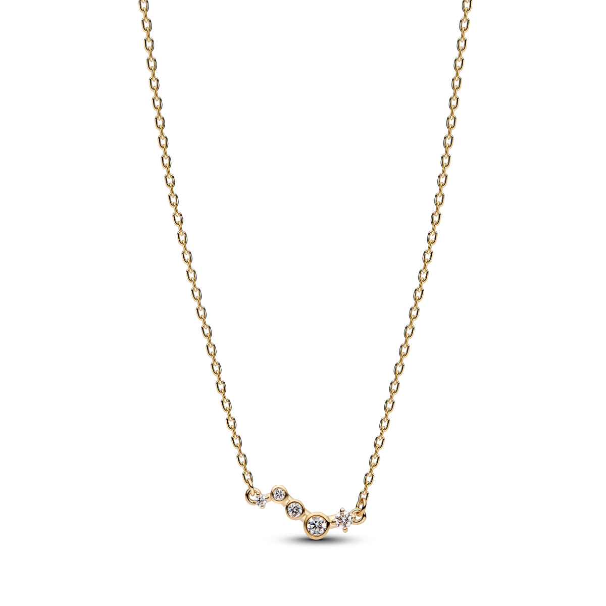 Pandora Era Lab-Grown Diamond Droplet Bar Necklace