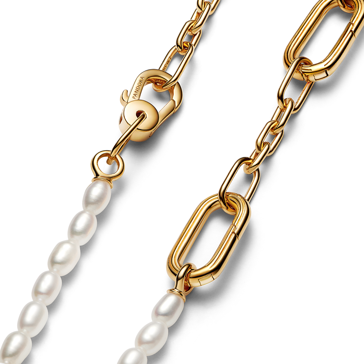 Pandora ME Slim Treated Freshwater Cultured Pearl Necklace