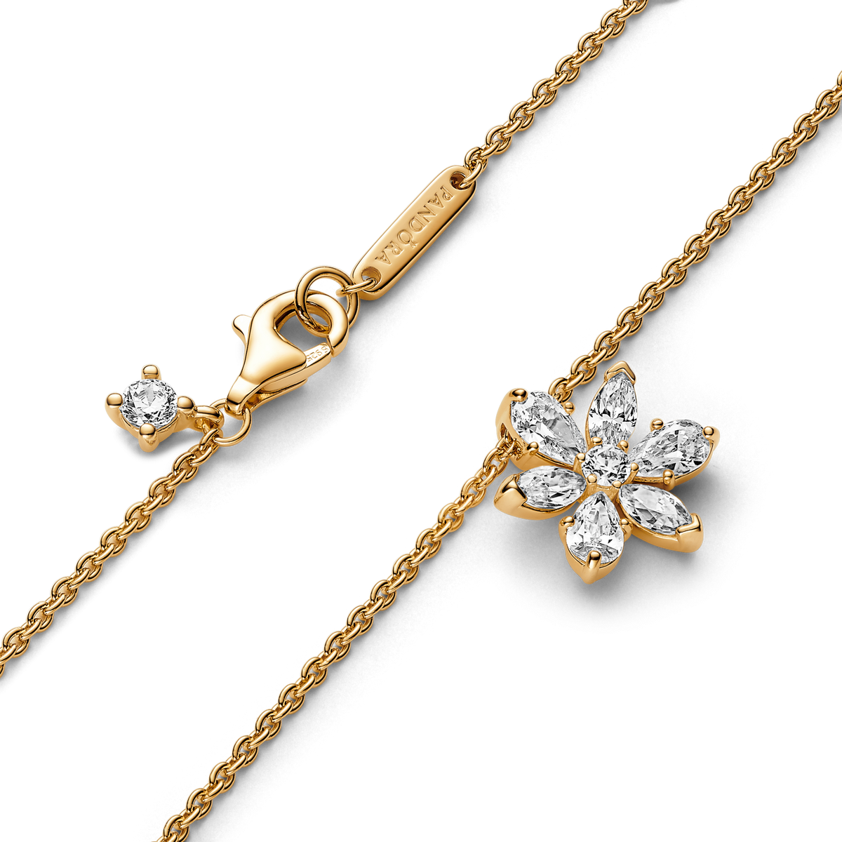 Sparkling Herbarium Cluster Pendant Necklace