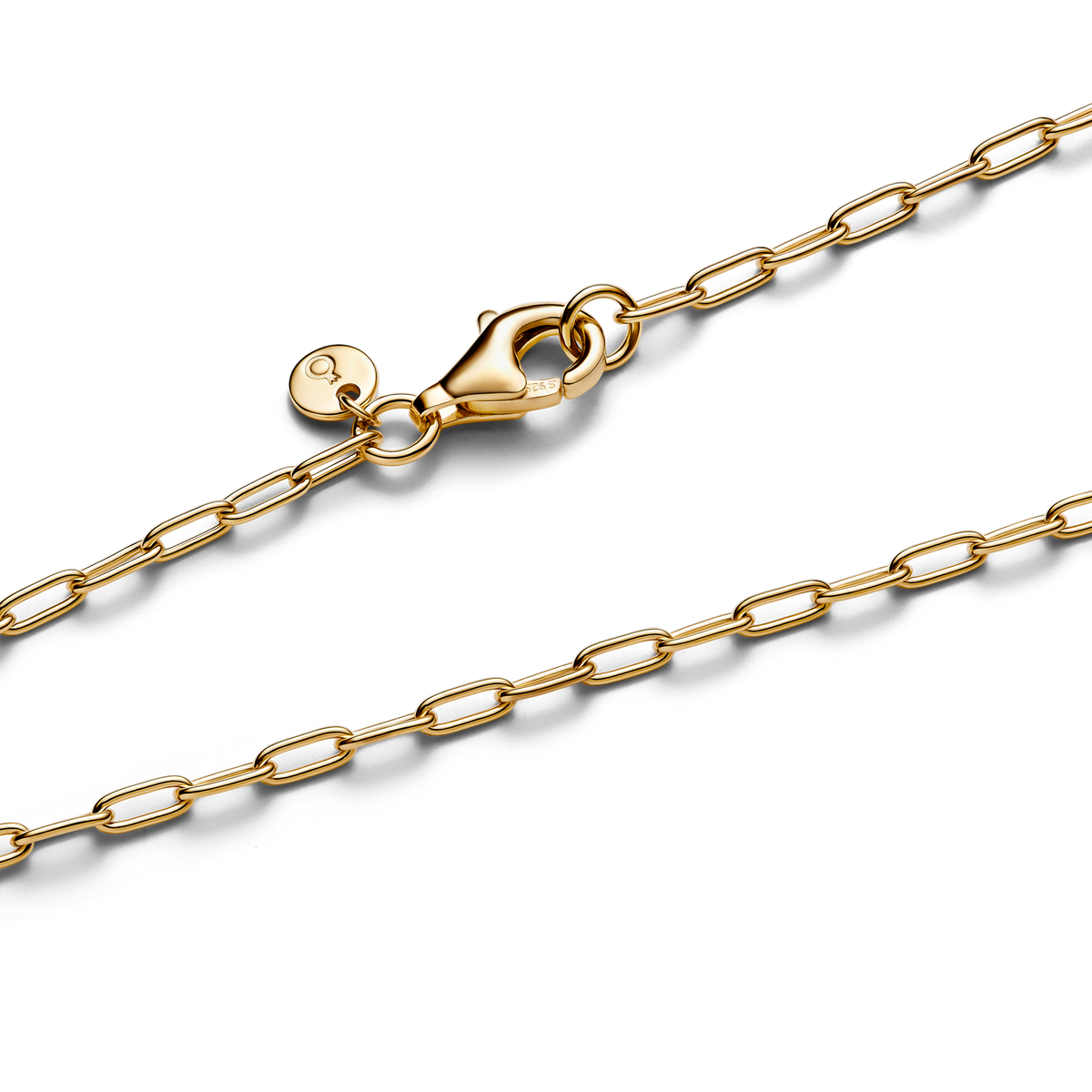 Elongated Link Chain Necklace