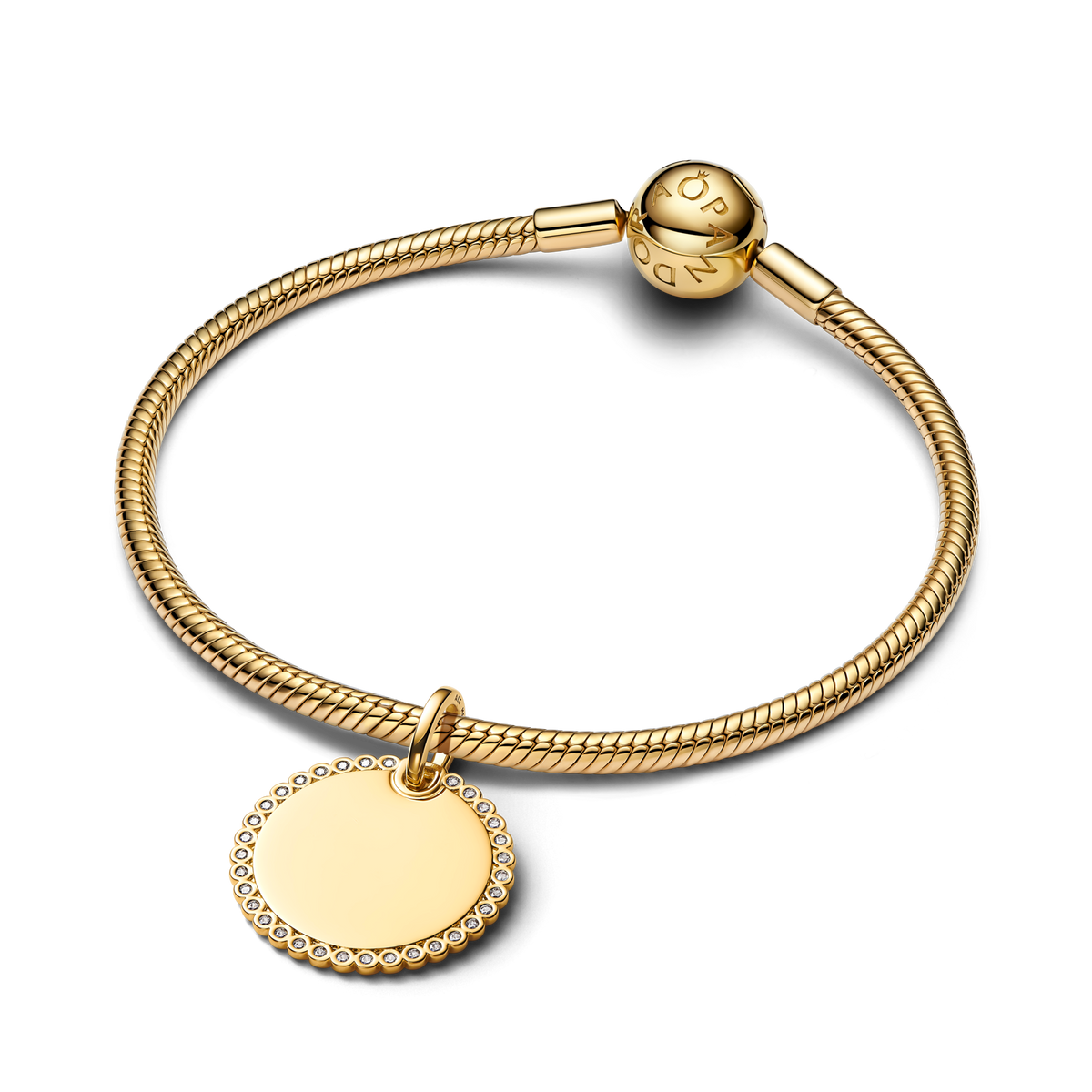 Engravable Round Tag Pendant