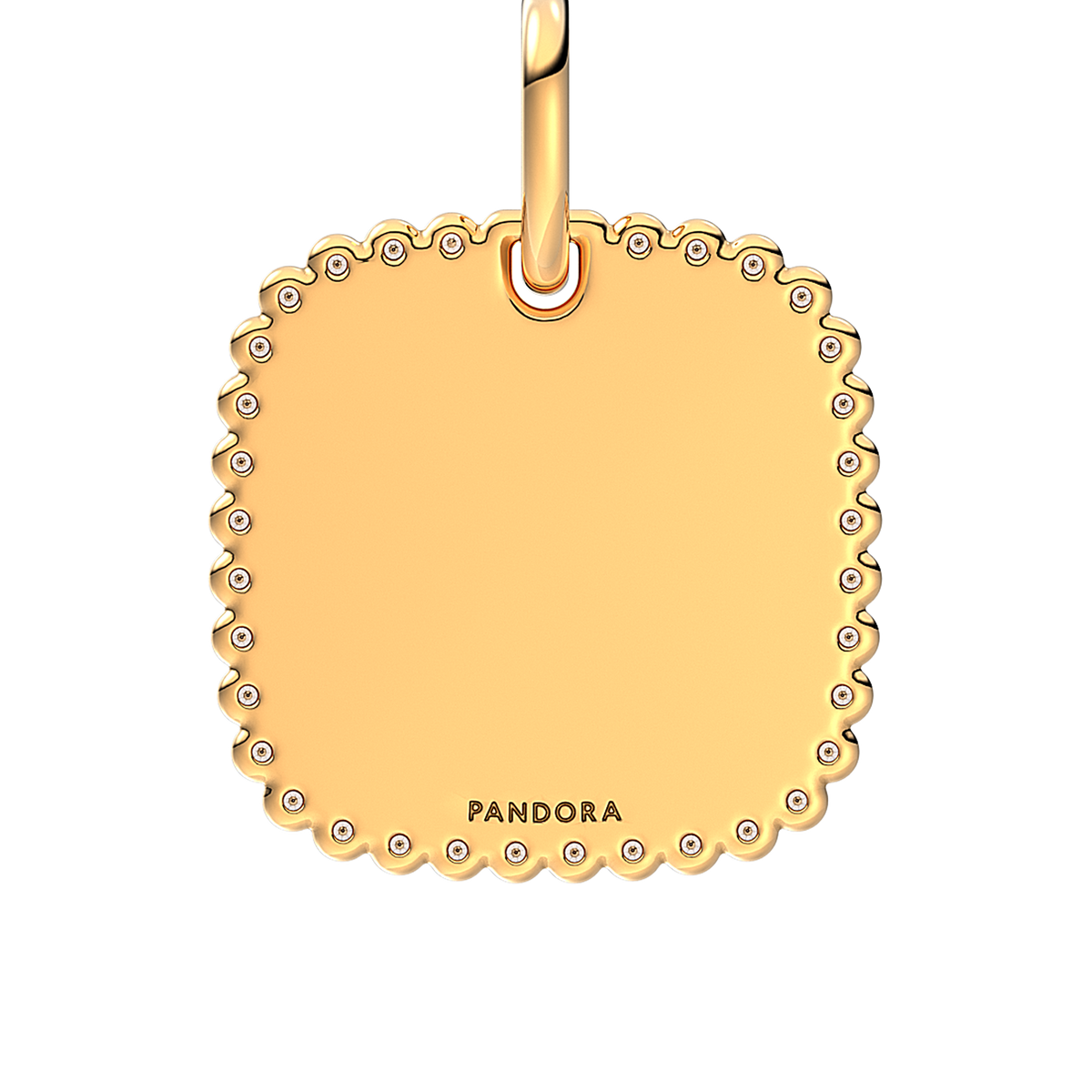 Engravable Square Tag Pendant
