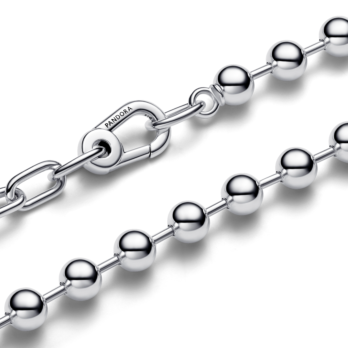Pandora ME Metal Bead & Link Chain Necklace