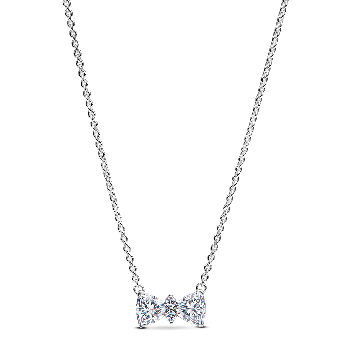 Sparkling Bow Necklace