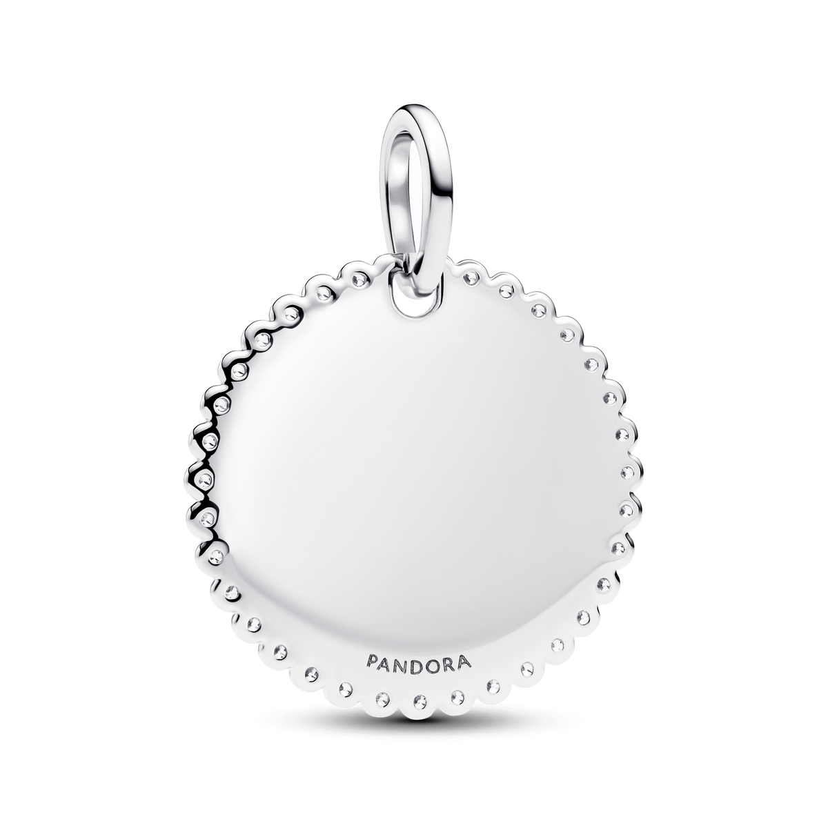 Engravable Round Tag Pendant