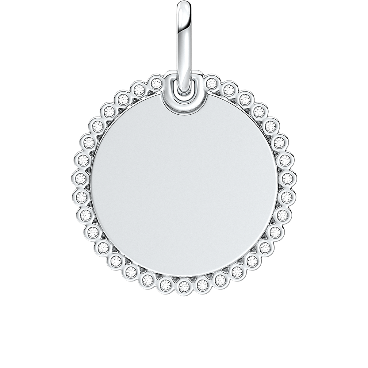 Engravable Round Tag Pendant