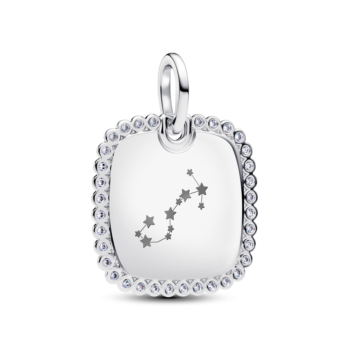 Engravable Square Tag Pendant