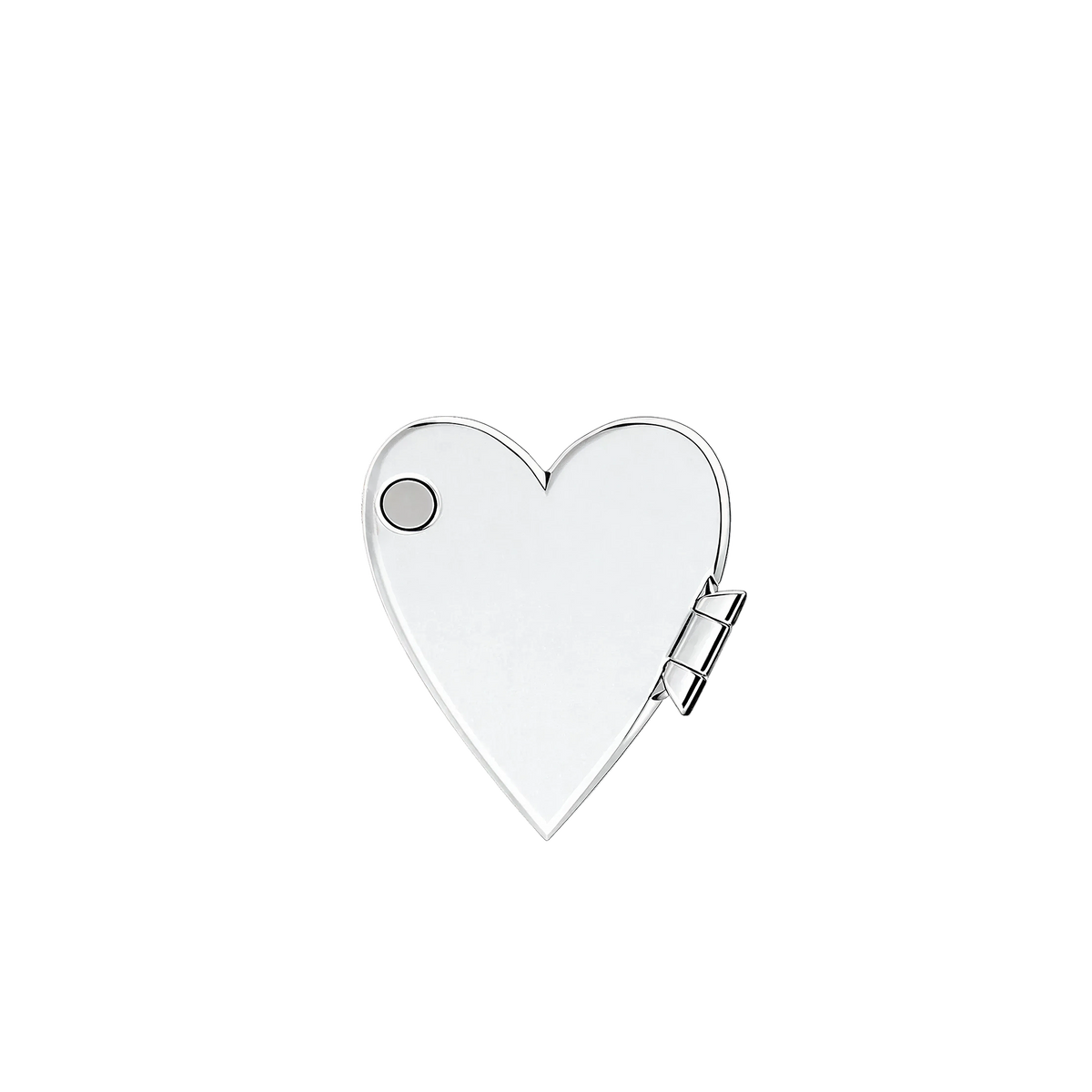 Engravable Openable Heart Tag Pendant