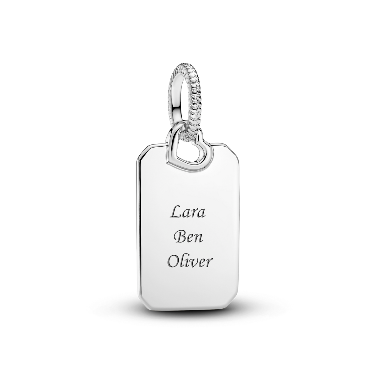 Engravable Rectangle Tag Pendant