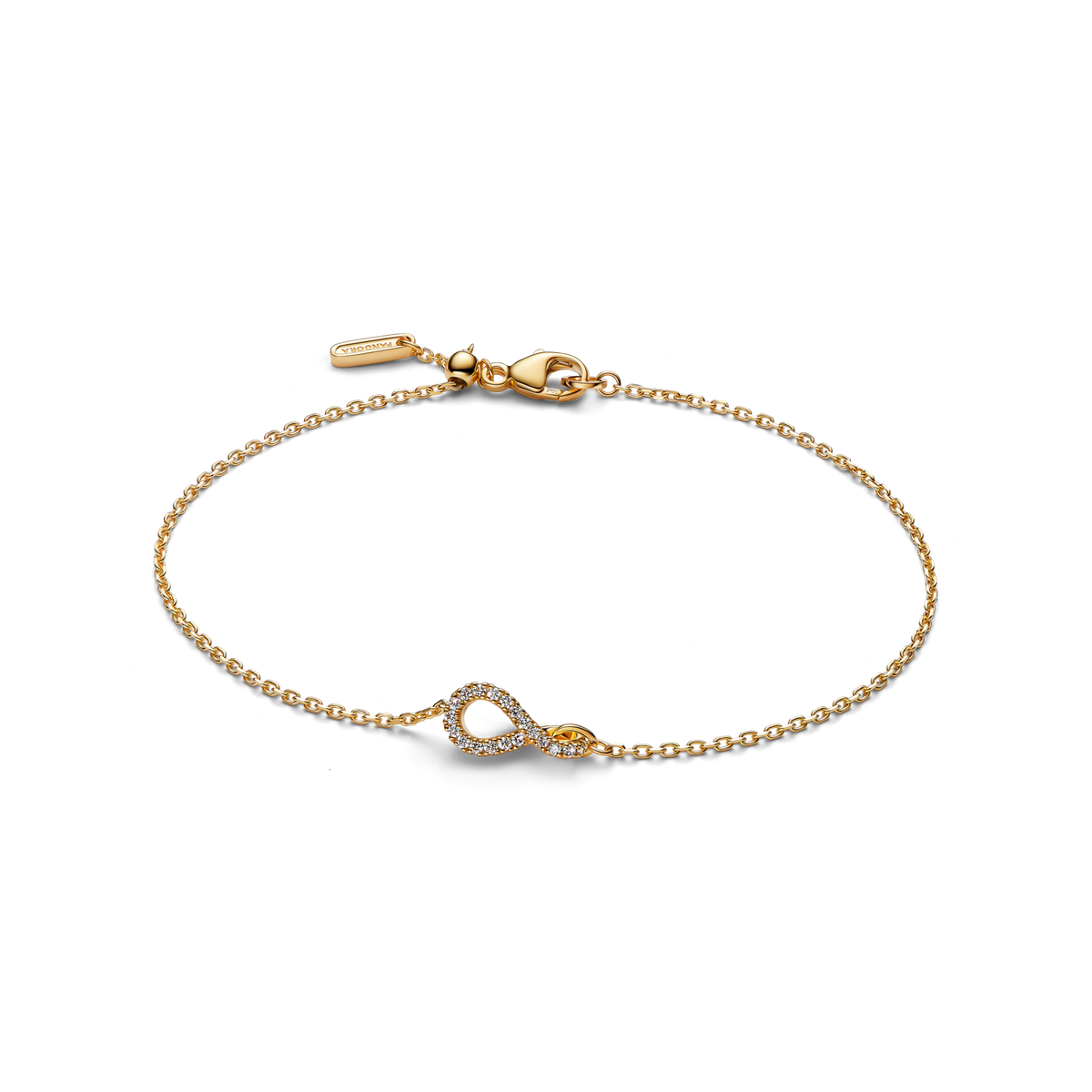 Pandora Infinite Lab-grown Diamond Pavé Double Row Bangle