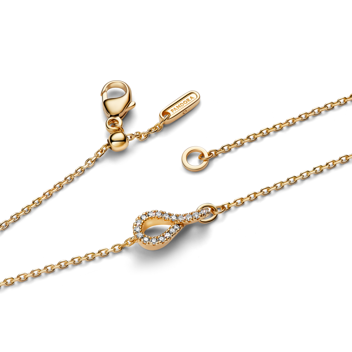 Pandora Infinite Lab-grown Diamond Pavé Double Row Bangle