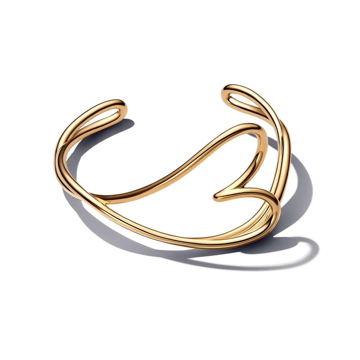 Organically Shaped Heart Bangle