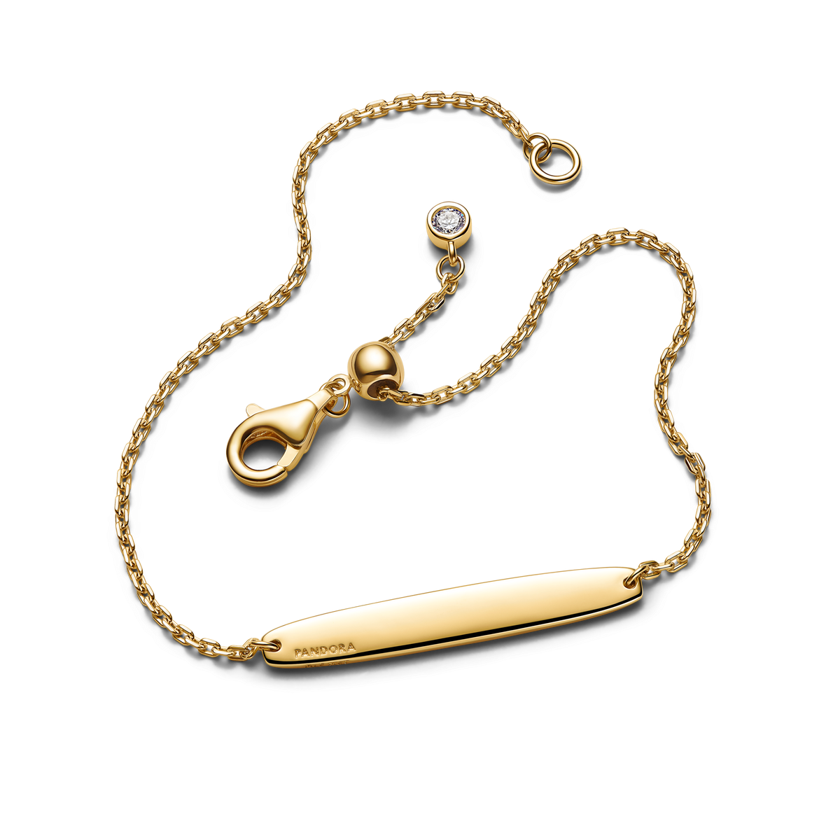 Engravable Bar Chain Bracelet
