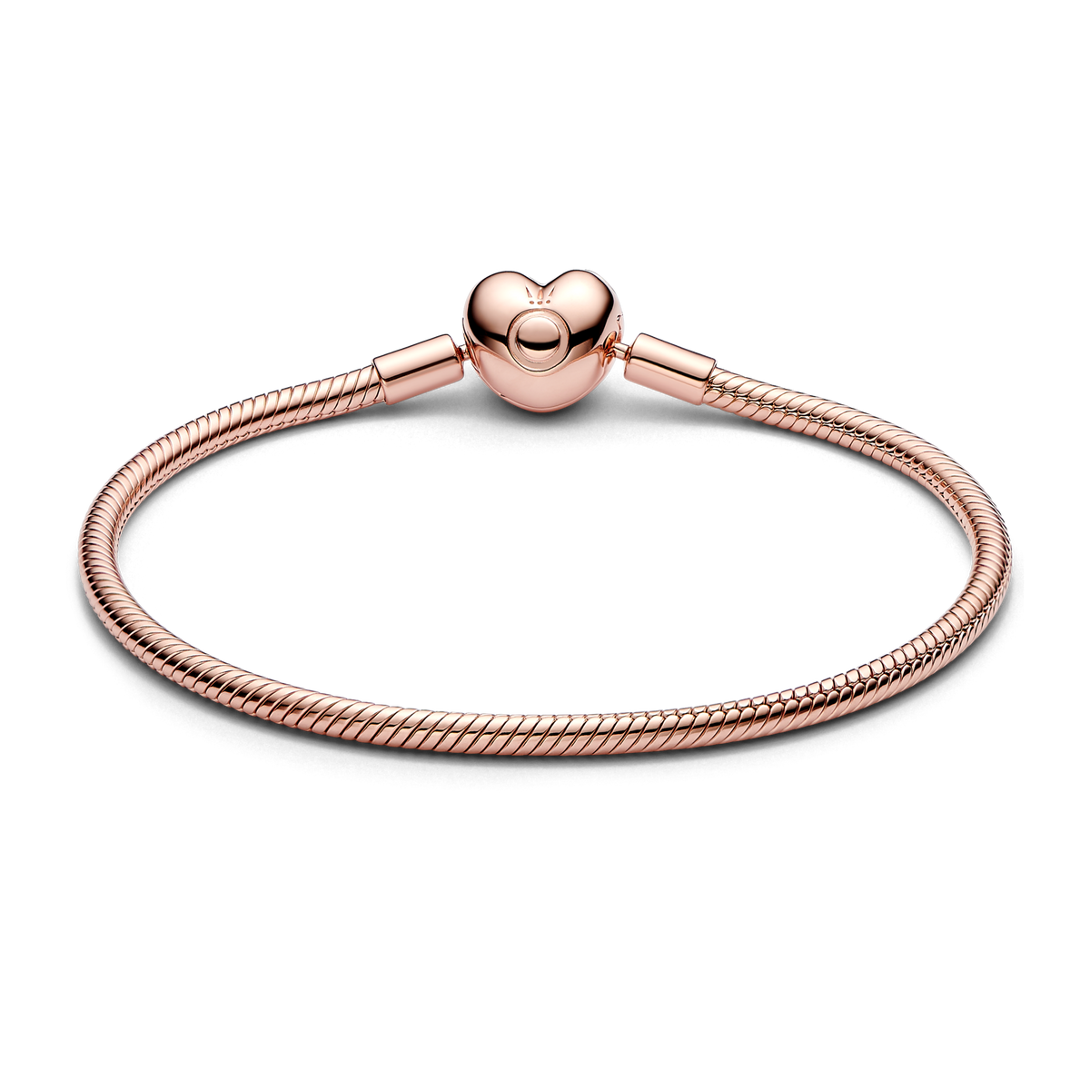 Pandora Moments Heart Clasp Snake Chain Bracelet