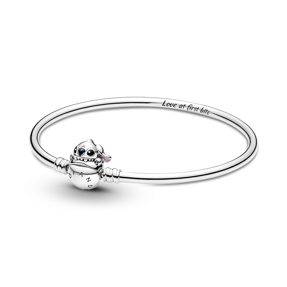 Pandora Moments Disney Stitch Biting Clasp Bangle