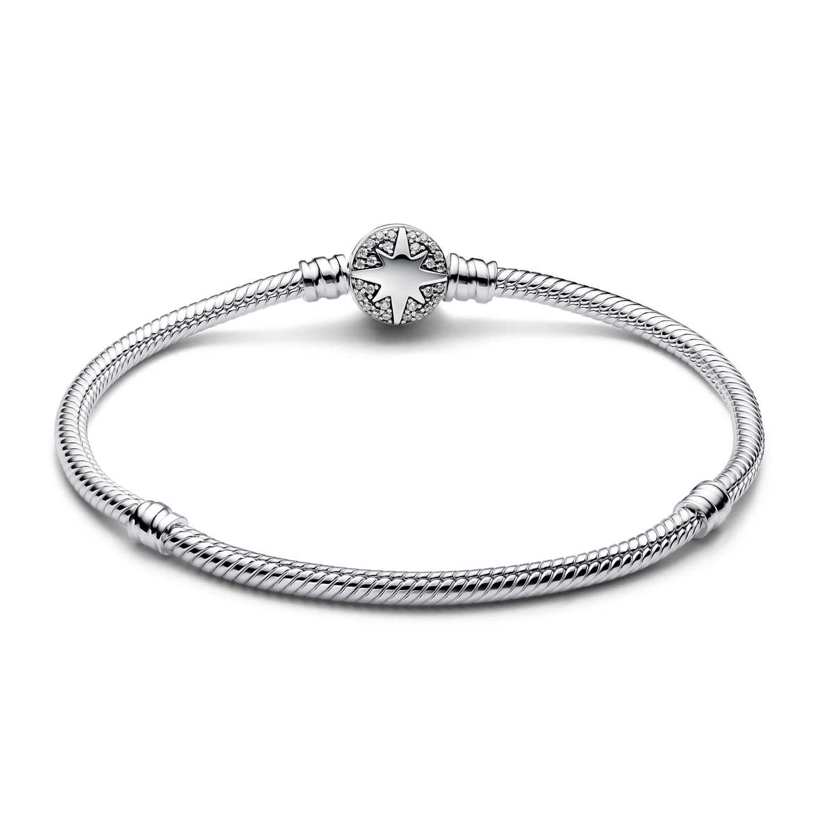 North Star Clasp Snake Chain Bracelet