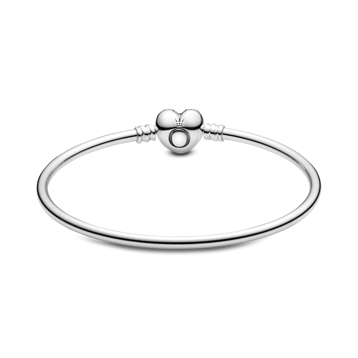 Pandora Moments Heart Clasp Bangle
