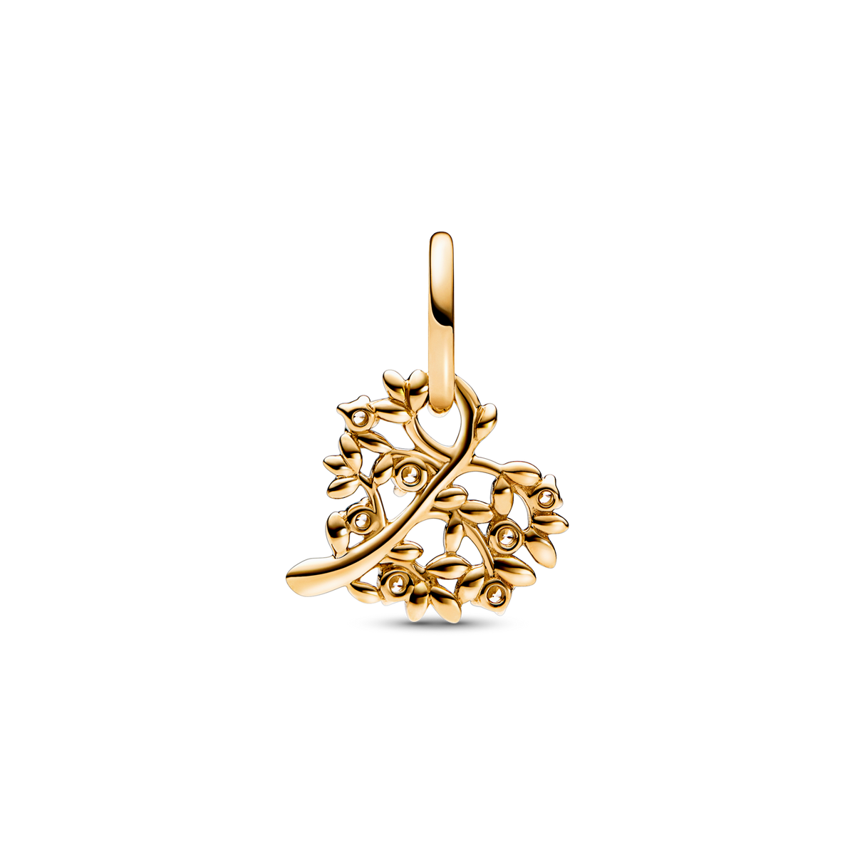 FINAL SALE - Sparkling Heart & Family Tree Dangle Charm