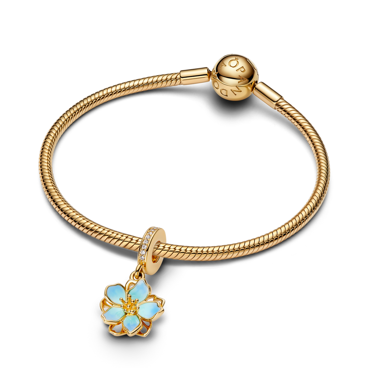 Blue Blossom Dangle Charm