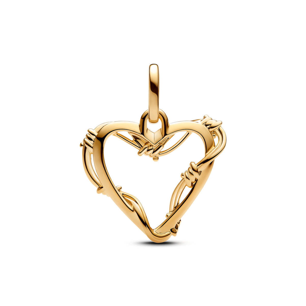 Wire Heart Dangle Charm