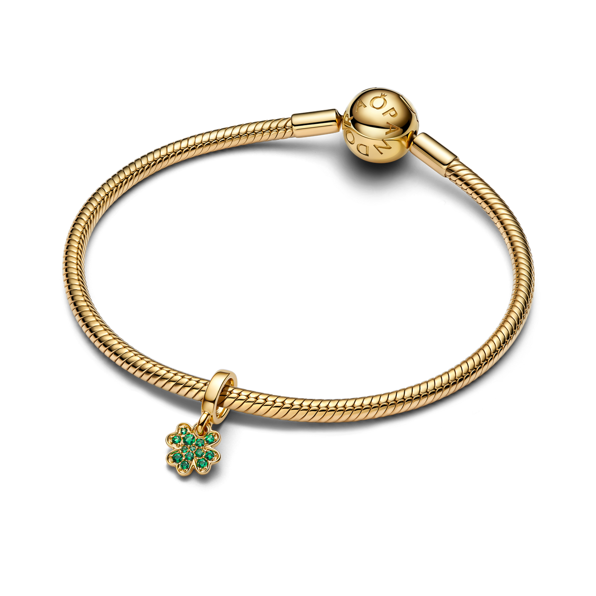 Four-leaf Clover Dangle Charm