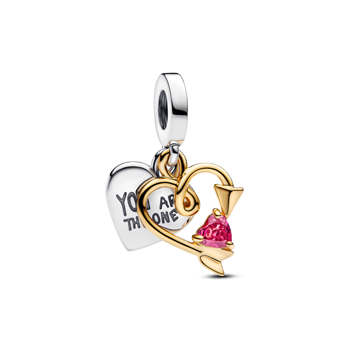 Arrow of Love Bracelet and Engravable Charm Set