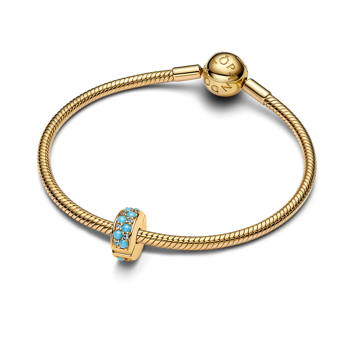 Aqua Blue Clip Charm