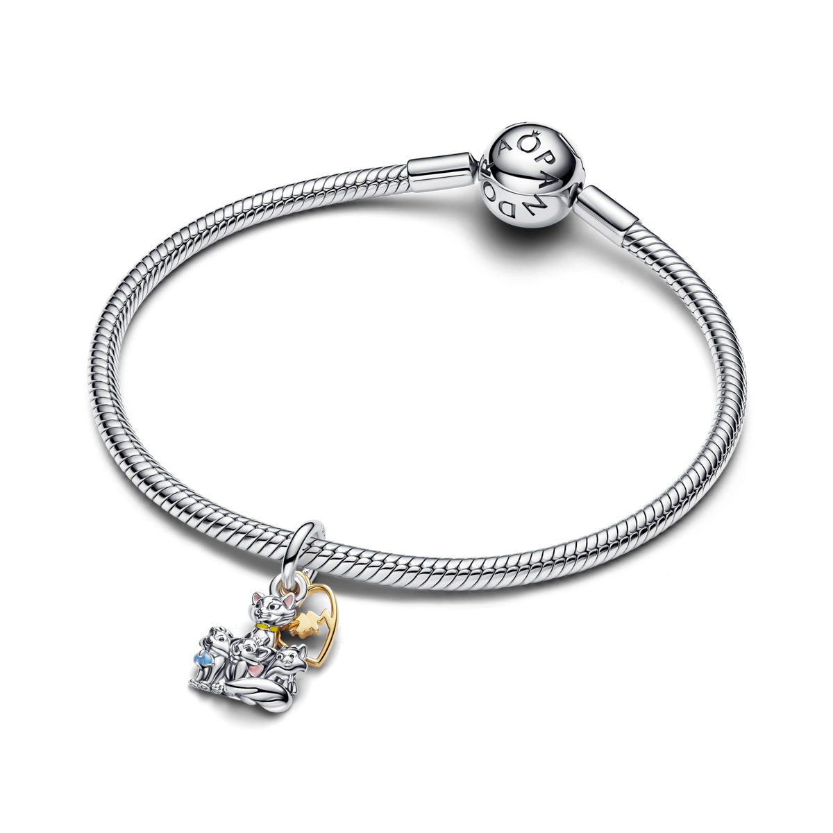 Disney Aristocats Duchess & Kittens Dangle Charm
